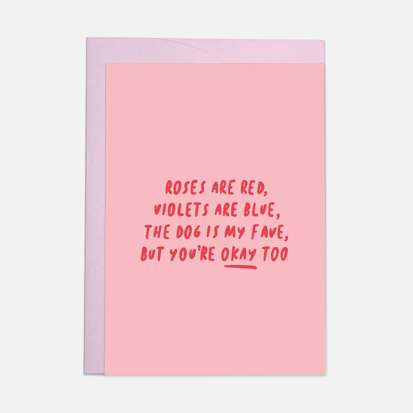 Carte "Roses are red ..." - KAART BLANCHE