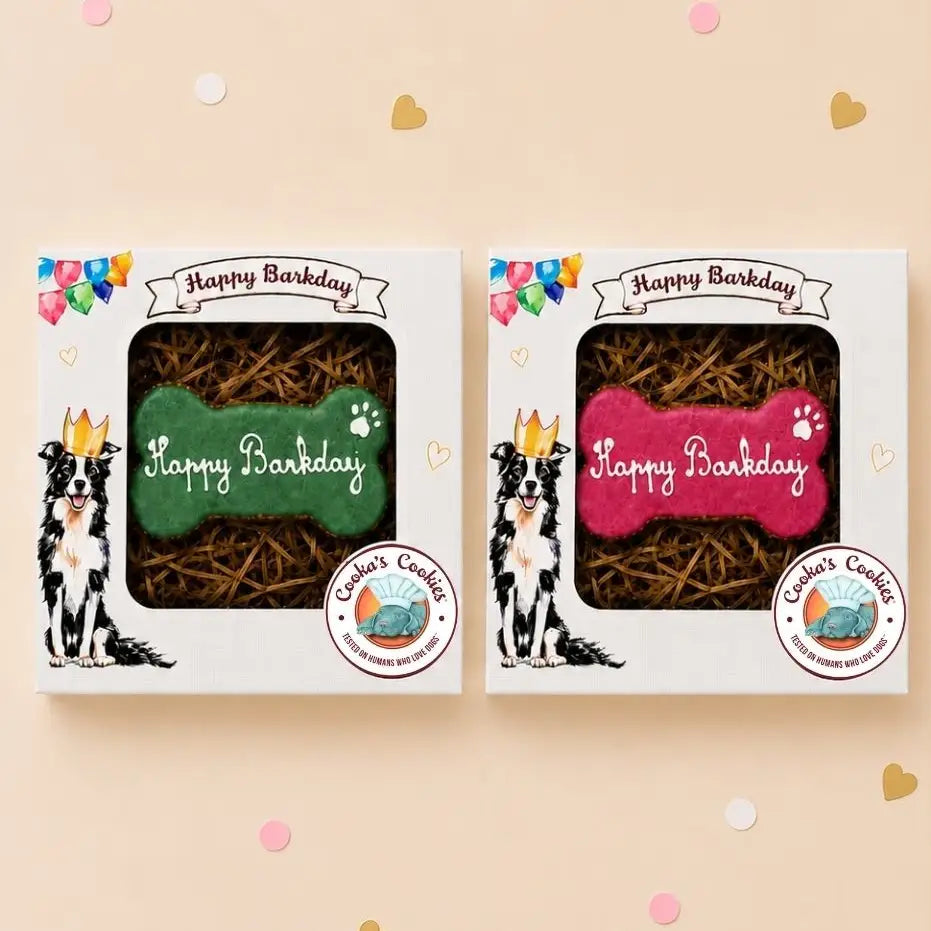 Joyeux Barkday - Friandise d'anniversaire - COOKA'S COOKIES