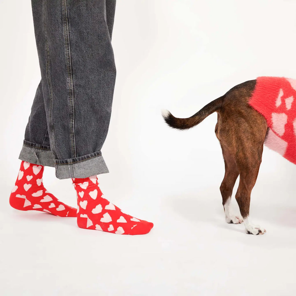 Chaussettes coeurs - THE FURRY FOLKS