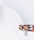 Laisse et collier pour chien marron avec motifs Clemens, de la marque Fur Sie