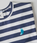T-shirt manches longues Chantal, rayé bleu marine, de la marque The Painter's Wife