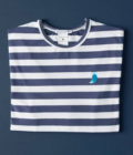 T-shirt manches longues Chantal, rayé bleu marine, de la marque The Painter's Wife
