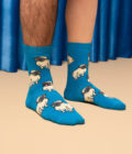Chaussettes en coton motifs carlin, de la marque Coucou Suzette