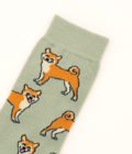 Chaussettes en coton motifs shiba inu, de la marque Coucou Suzette