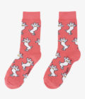 Chaussettes en coton motifs Caniches, de la marque Coucou Suzette