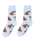 Chaussettes en coton motifs Bouledogue anglais, de la marque Coucou Suzette