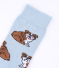 Chaussettes en coton motifs Bouledogue anglais, de la marque Coucou Suzette