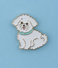 Pin's bichon de la marque Coucou Suzette