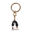 Porte-clés-Médaille cavalier king charles, de la marque Coucou Suzette