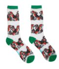 Chaussettes transparentes avec motifs Beagles de la marque Coucou Suzette.