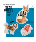Guide des tailles des pulls pour chiens de la marque The Furry Folks.