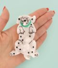 Pince à cheveux dalmatien de la marque Coucou Suzette.
