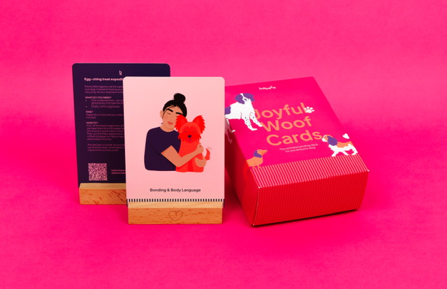 Jeu de cartes pour vous et votre chien de la marque Babelle For Dogs