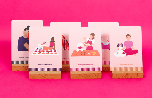 Jeu de cartes pour vous et votre chien de la marque Babelle For Dogs