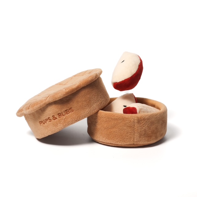 Jouet Apple Pie Nosework pour chien, de la marque Pups & Bubs