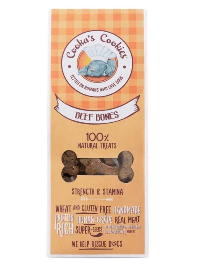 Friandises pour chien au boeuf, de la marque Cooka's Cookies