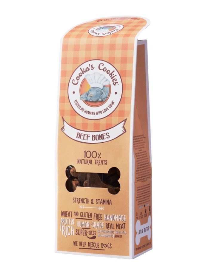 Friandises pour chien au boeuf, de la marque Cooka's Cookies