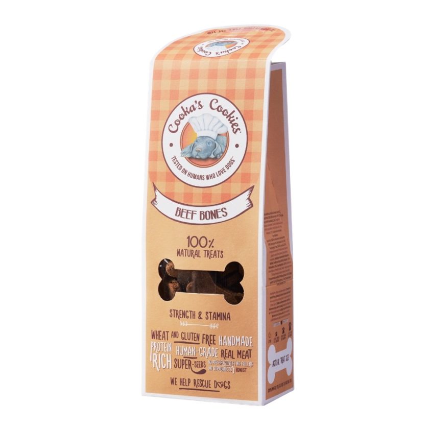 Friandises pour chien au boeuf, de la marque Cooka's Cookies