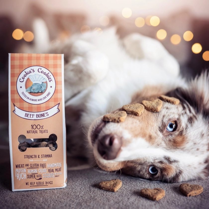 Friandises pour chien au boeuf, de la marque Cooka's Cookies