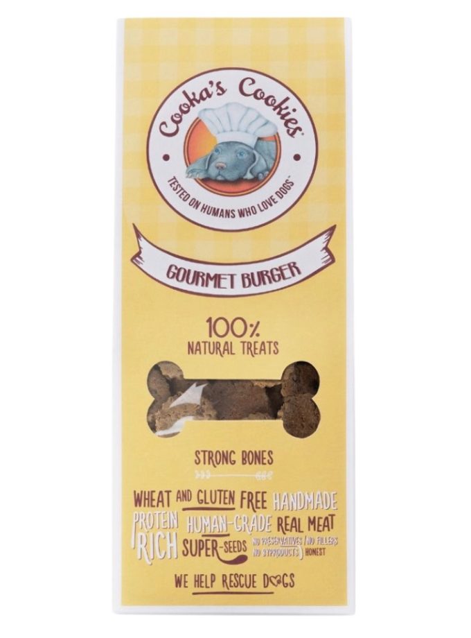 Friandises naturelles pour chien, de la marque Cooka's Cookies