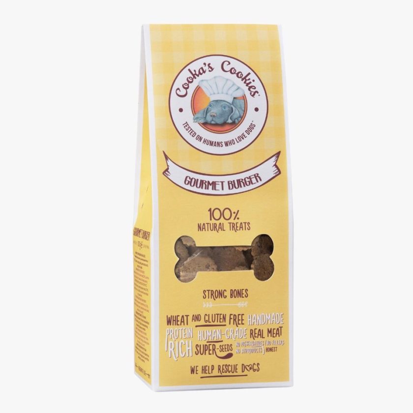 Friandises naturelles pour chien, de la marque Cooka's Cookies