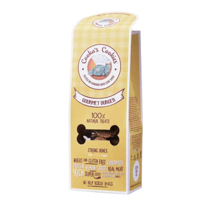 Friandises naturelles pour chien, de la marque Cooka's Cookies