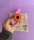 Tube à friandises, jouet d'enrichissement pour chien, couleur orange, de la marque Babelle For Dogs