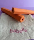 Tube à friandises, jouet d'enrichissement pour chien, couleur orange, de la marque Babelle For Dogs